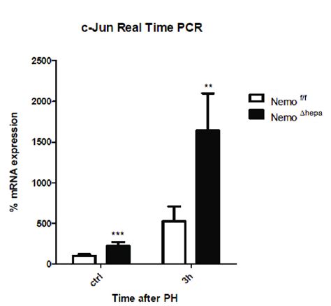 Real Time Pcr Of Whole Liver Extracts From Nemo Ff And Nemo Δhepa Mice