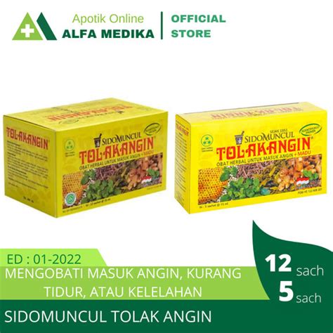 Jual Tolak Angin Cair Sido Muncul Isi Isi Sachet Sachet Ecer