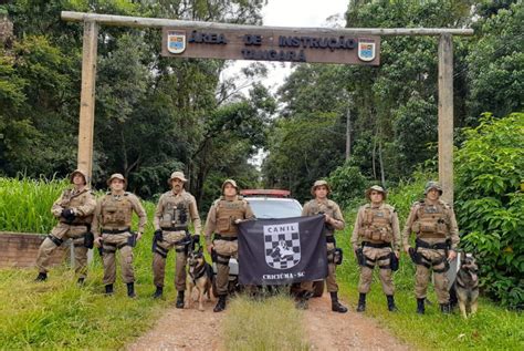 Canil Do Batalh O De Pol Cia Militar De Santa Catarina Celebra