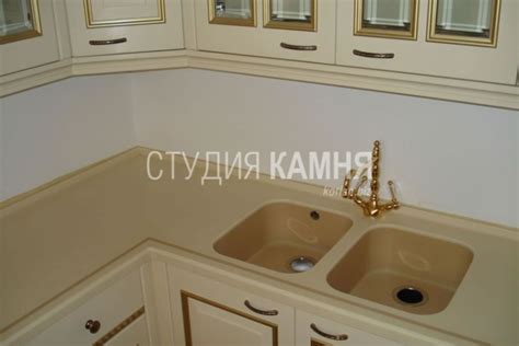 Кухонная интегрированная двойная мойка купить в Москве по цене 32450 руб