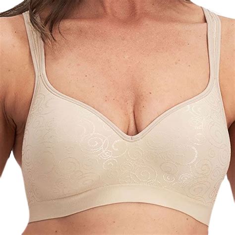 Playtex Comfort Revolution Swirl Wirefree Bra P Nude Swirl Womens Lingerie Zodee Australia