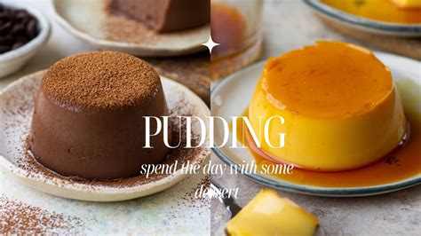 Two Types Of Pudding 🍮 Caramel Custard Pudding Recipe Chocolate Pudding Recipe