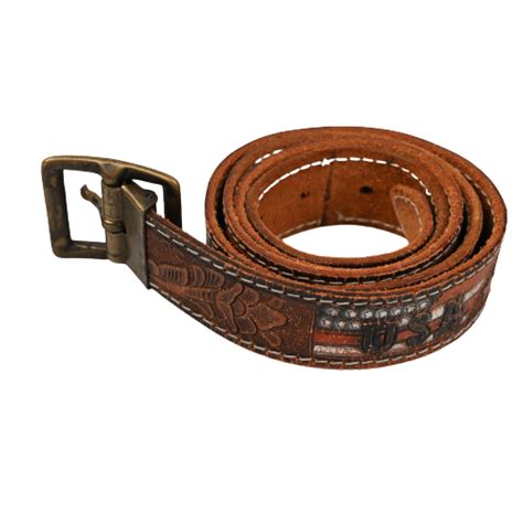usa leather belt