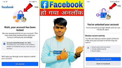 Your Account Has Been Locked Facebook You Ve Unlocked Your Account