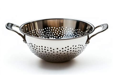 Colander Isolated on White Background | Premium AI-generated image