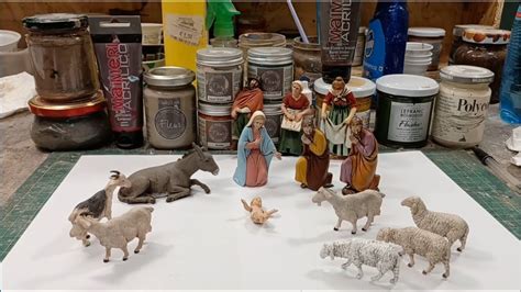 Come Colorare Le Statuine Del Presepe In Modo Semplice Youtube