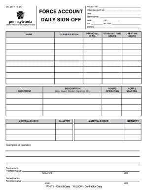 PA Dot Forms Printable