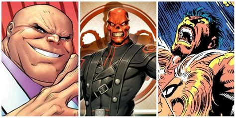 10 Best Marvel Supervillains (Who Aren't Super)