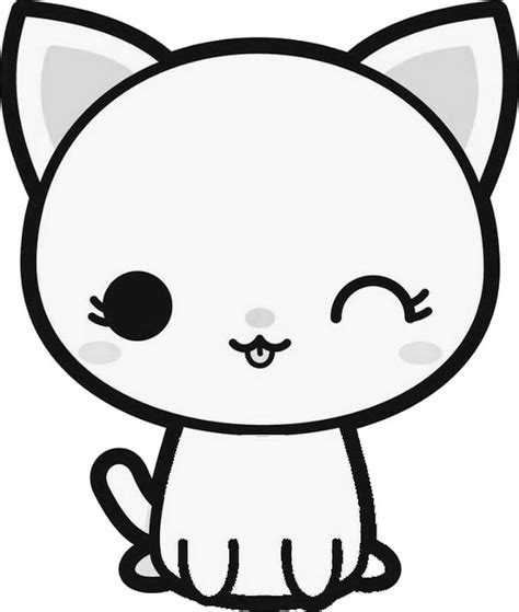 Desenhos De Kawaii Para Colorir Desenhos Kawaii Desenho De Gato