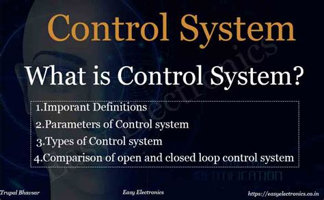 What is Control systems? | Types of Control systems in Instrumentation ...