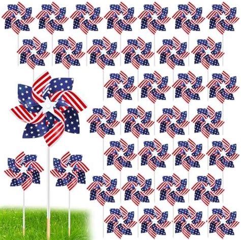 Novwang Patriotic Decorations Outdoor 44 Patriotic Stars