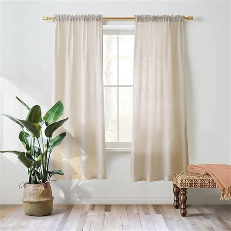 Amazon Valea Home Linen Curtains Panel 72 Inch Long Light