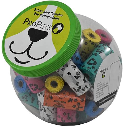 Rollo De Bolsitas Oxo Biodegradables Para Desechos De Mascota Pet