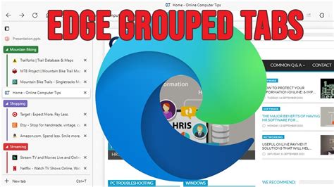 How To Use Grouped Tabs In Microsoft Edge Onlinecomputertips