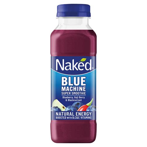 Naked Blue Machine Super Smoothie Blueberry Goji Berry Blackcurrant 300ml One Stop