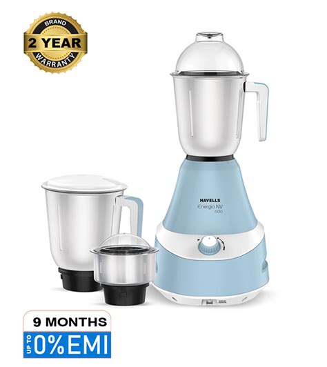 Buy Havells Energia Mixer Grinder W Stainless Steel Jars Online At