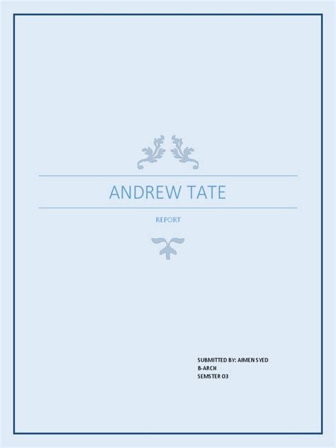 Andrew Tate | PDF