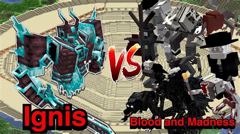 Minecraft Mobs Battle Ignis L Ender S Cataclysm Vs Blood And