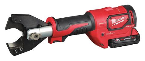 MILWAUKEE Cordless Cable Cutter Kit, 18.0V, Cordless - 54YP94|2672-21F ...