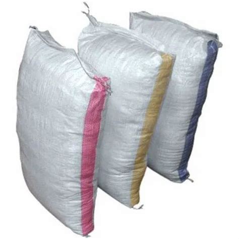 Polypropylene Rectangular PP Woven Sack Bag For Packaging Storage