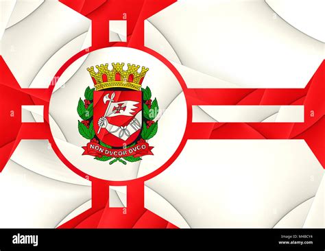 Flag of Sao Paulo City Stock Photo - Alamy