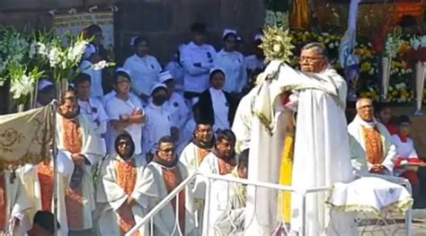 Cusco Multitudinaria Procesi N Del Corpus Christi Aci Prensa