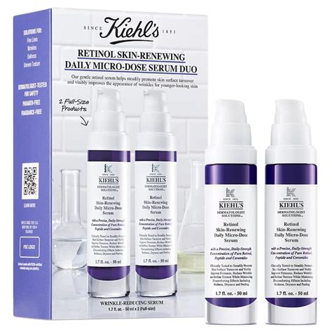 Retinol Skin Renewing Daily Micro Dose Serum Duo Kiehl S Since 1851 Sephora