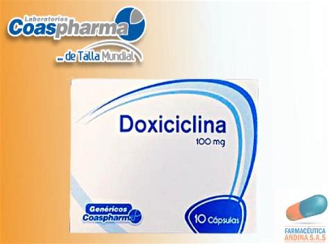 DOXICICLINA 100 MG CAJA X 10 CAP