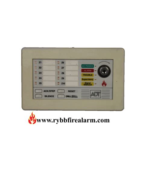 ADT-LED10 Fire alarm annunciator. - RYBB Fire Alarm Parts, Service ...