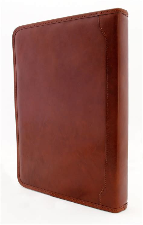 Noda Executive Leather 4 Ring Binder Professional Business Portfolio W