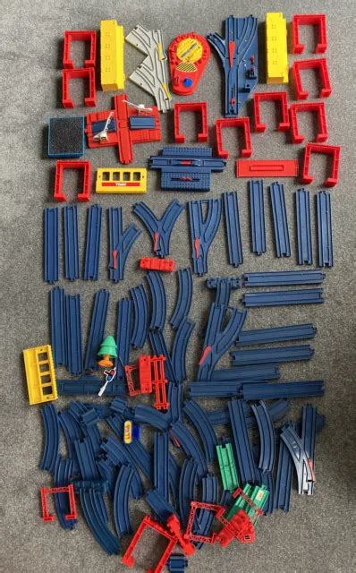 TOMY TRACKMASTER THOMAS The Tank Engine Huge Dark Blue Track Job Lot