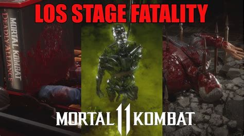 Todos Los Stage Fatalitys De Mortal Kombat 11 Aftermath All Stage