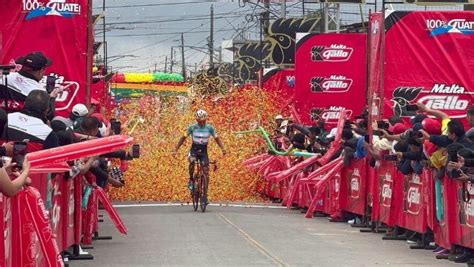 Cristian Bustos De Colombia Gan La Etapa De La Vuelta Cicl Stica