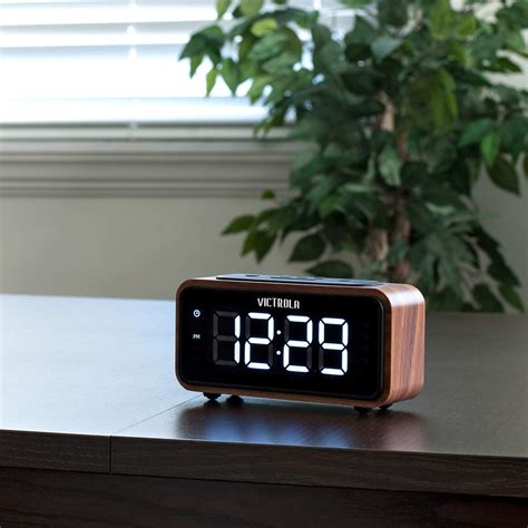 Victrola Bedside Alarm Clock With Fm Radio Petagadget