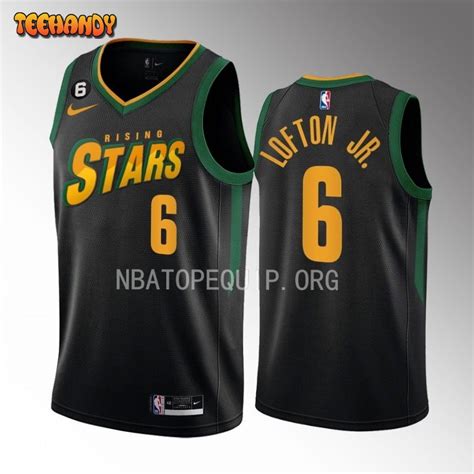 Memphis Grizzlies Kenneth Lofton Jr. 2023 NBA Rising Stars Black Jersey