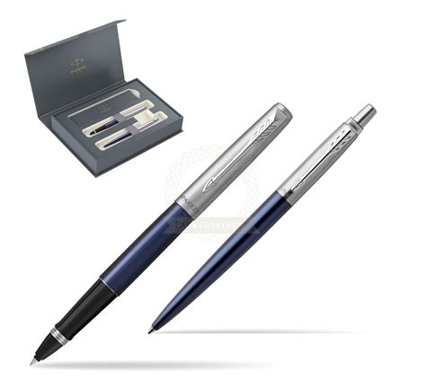 Parker Jotter Royal Blue CT Pen Rollerball Pen Ballpoint Pen In A