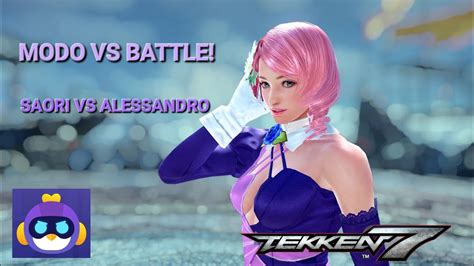 Tekken 7 via Chikki modo VS Saori vs Alessandro Leiam a descrição