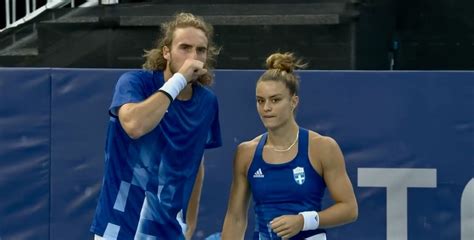 Maria Sakkari And Stefanos Tsitsipas Win 6-3, 6-4 Over The Canadians In ...