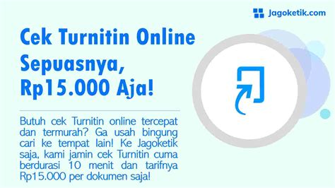 Cek Turnitin Online Sepuasnya Rp Aja