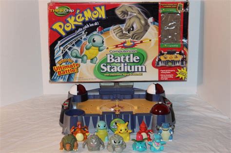 POKEMON BATTLE STADIUM ELECTRONIC INTERACTIVE GAME THINK CHIP TECH w 10 ...