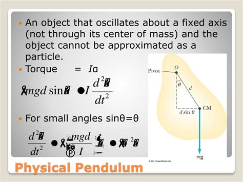 PPT Simple Pendulum Physical Pendulum Torsional Pendulum