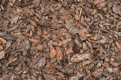 Premium Photo Pine Bark Mulch A Pile Of Wood Chips To Be Used As