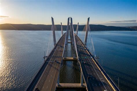 Governor Mario M Cuomo Bridge Stock Photo Image Of Completed