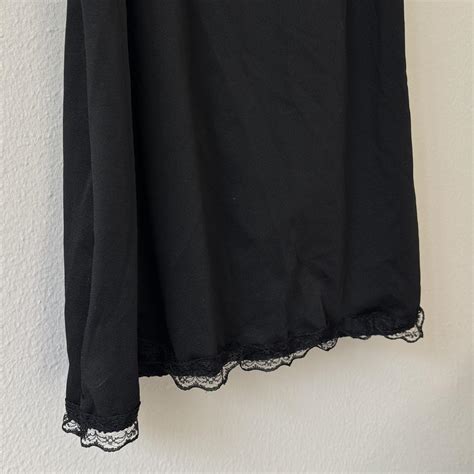 Black Lingerie Slip Very Cute And Comfortable Has Depop