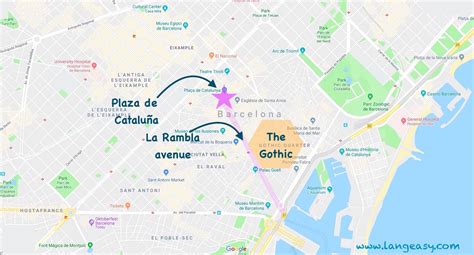 Barcelona Public Transport Zone Map Transport Informations Lane