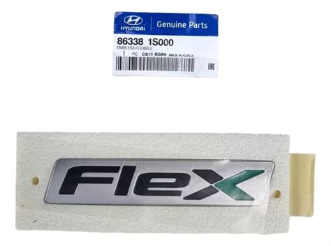 Emblema Flex Traseiro Hyundai Hb A Original