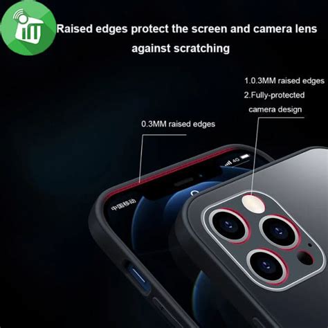 Xundd Liguid Matte Glass Series Lens Protection Case For Iphone Pro Max