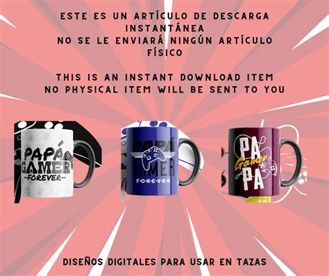 30 Plantillas Para Sublimar En Tazas Paquete De Arte Digital Dia Del