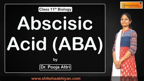 Plant Growth And Development Abscisic Acid Aba Cbse Class 11