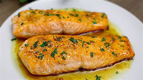 Honig Knoblauch Glasierter Lachs Einfaches Lachs Rezept Youtube